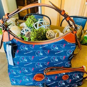Authentic Dooney & Bourke Nylon Houston Texans Set